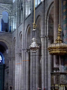 Interior de la Catedral de Santiago.