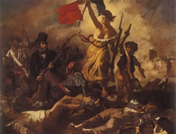 La Libertad guiando al pueblo, Eugène Delacroix