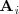 
\mathbf{A}_i
