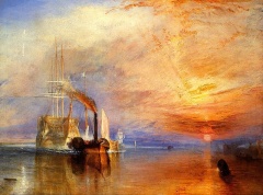 El Temerario, obra del pintor romántico W. Turner