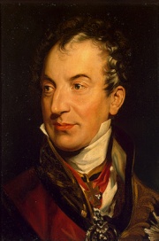 El canciller Metternich jugó un papel decisivo en la configuración del nuevo orden internacional