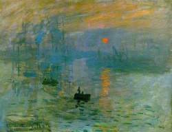 Impression: Soleil levant, de Monet, es la obra que da nombre al Impresionismo.