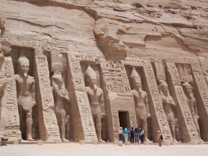 Templo de Nefertari en Abu Simbel.